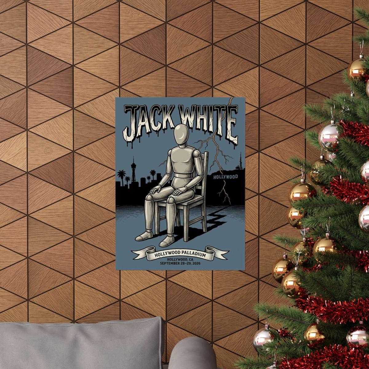 Jack White | September 28–29, 2026 | Hollywood, CA | Concert Poster