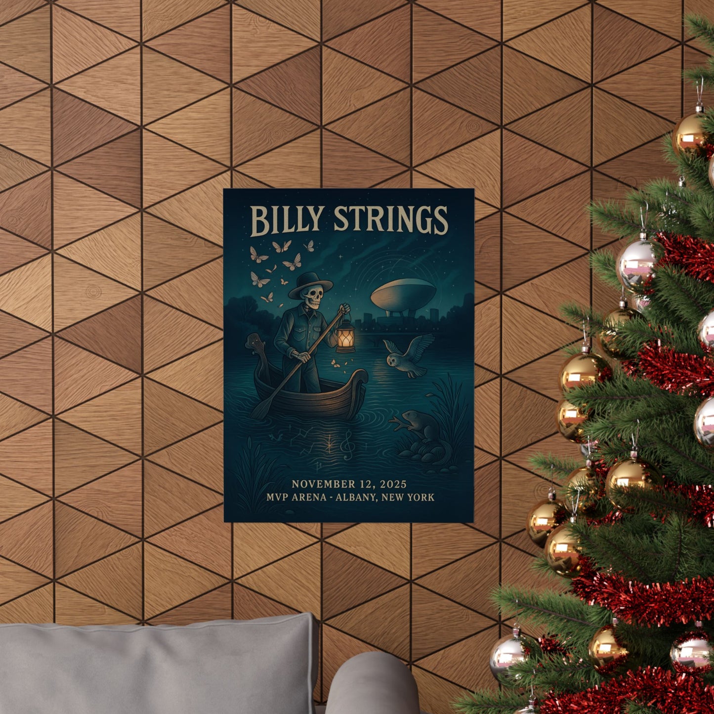 Billy Strings Albany November 12, 2025 | MVP Arena | Concert Poster | V2