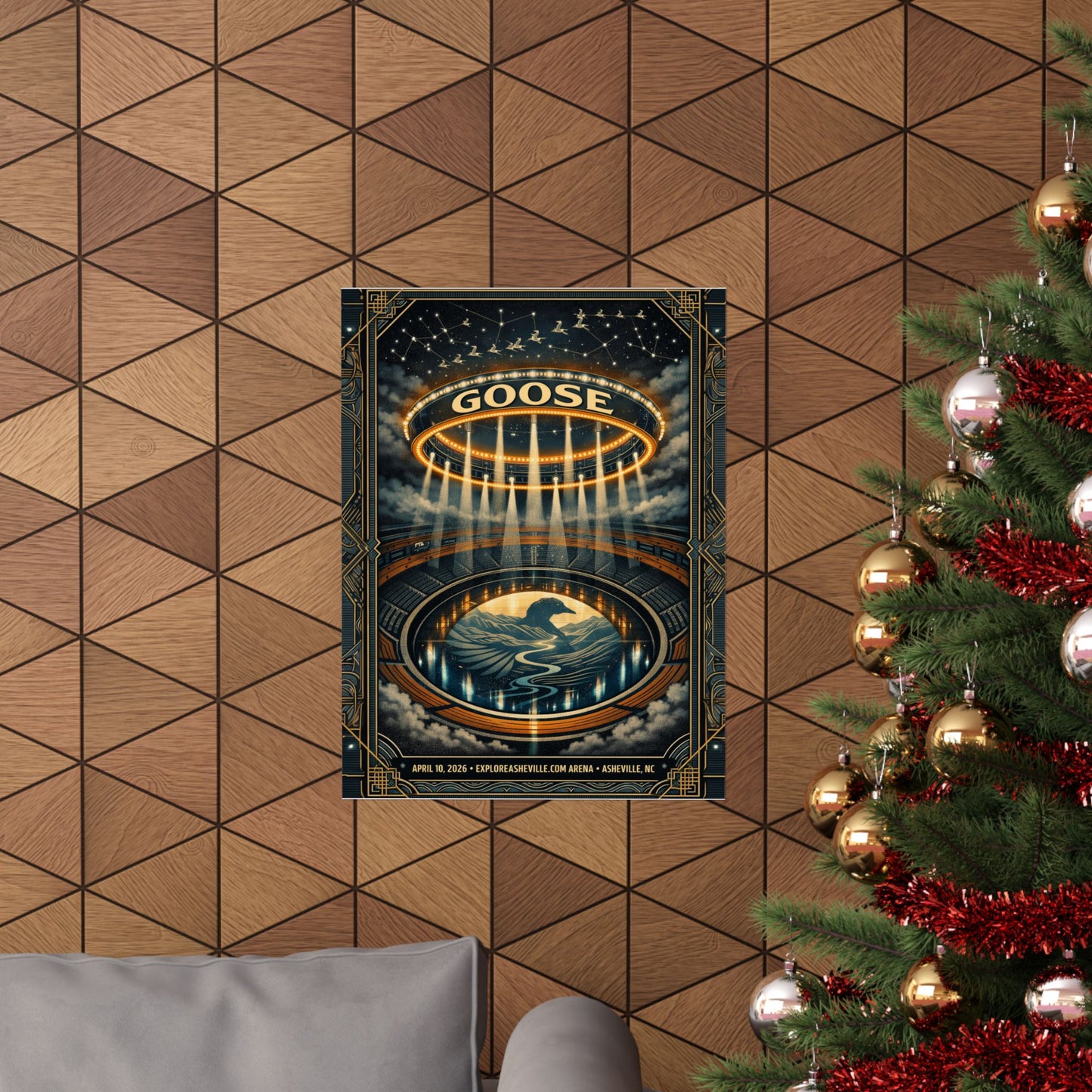 Goose  | 4/10/26 | Asheville, NC | Concert Poster  | V2