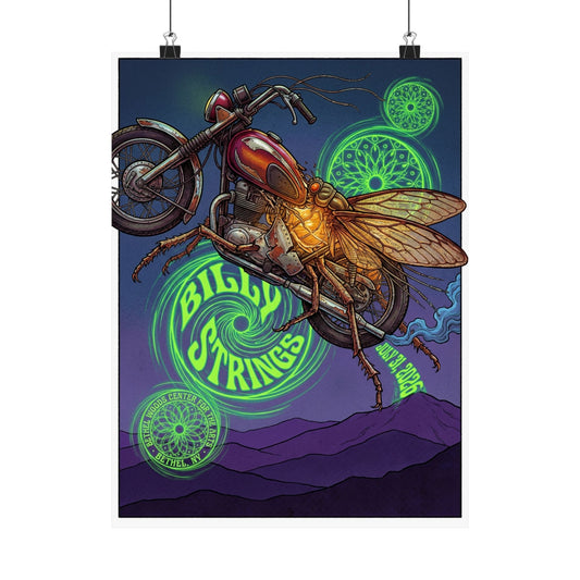 Billy Strings | July 31, 2026 | Bethel, NY | Concert Poster