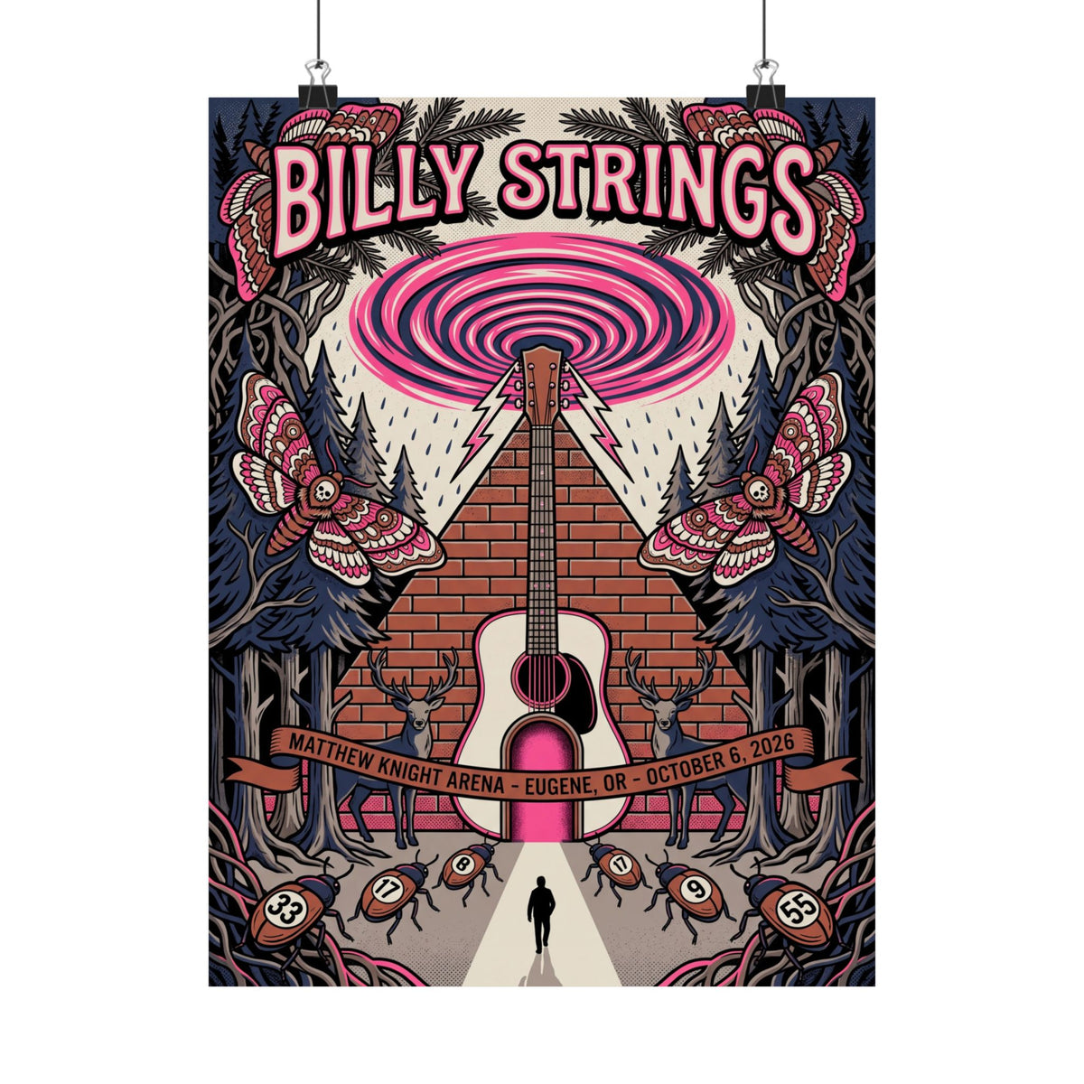 Billy Strings | October 6, 2026 | Eugene, OR | Concert Poster