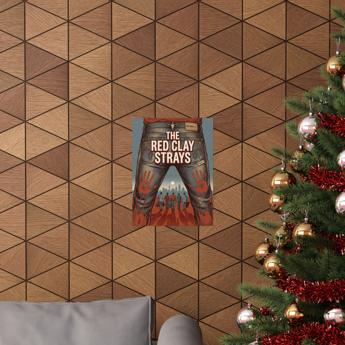 The Red Clay Strays | October 8, 2026 | Fort Worth, TX | Concert Poster