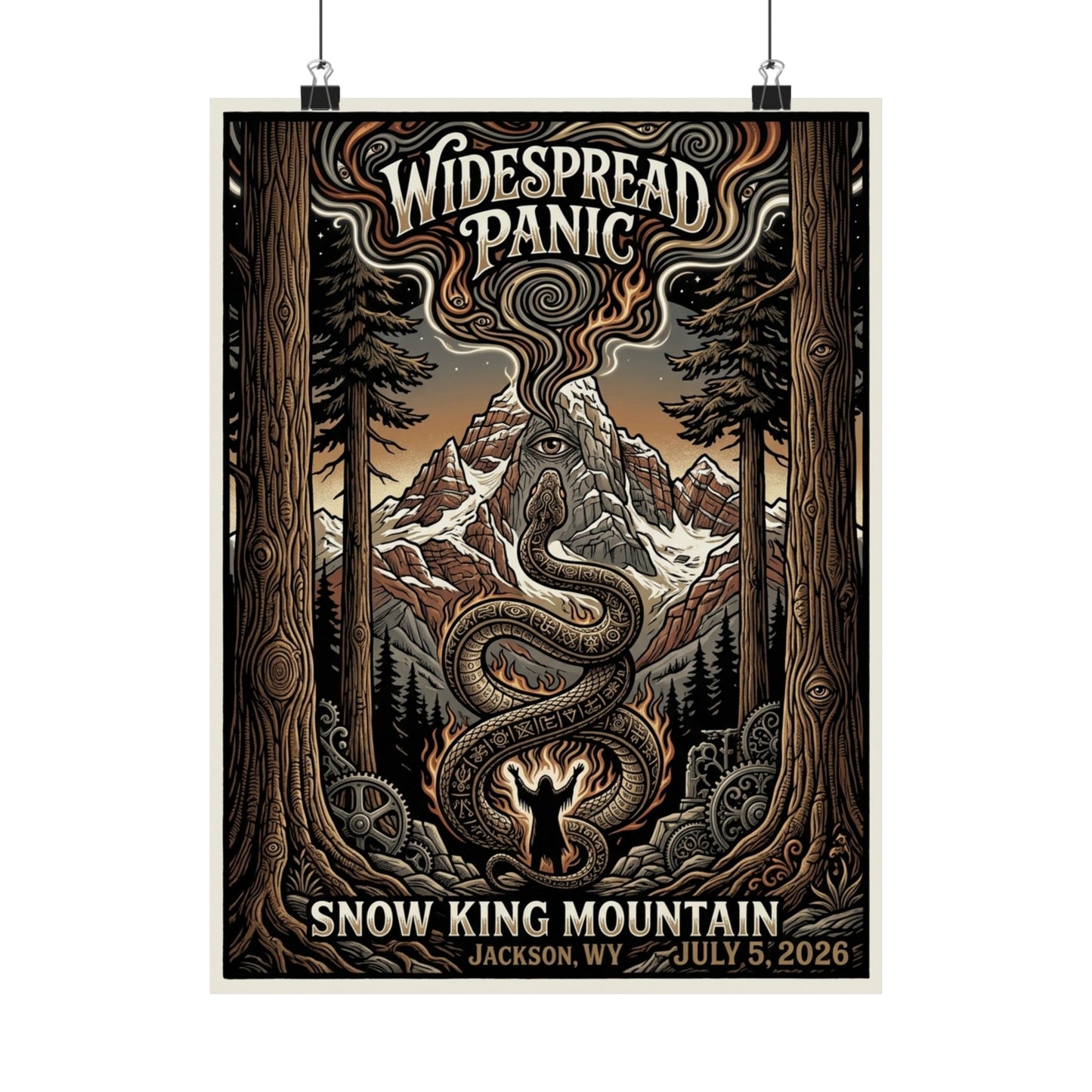 Widespread Panic | 07/05/26 | Jackson, WY | Concert Poster