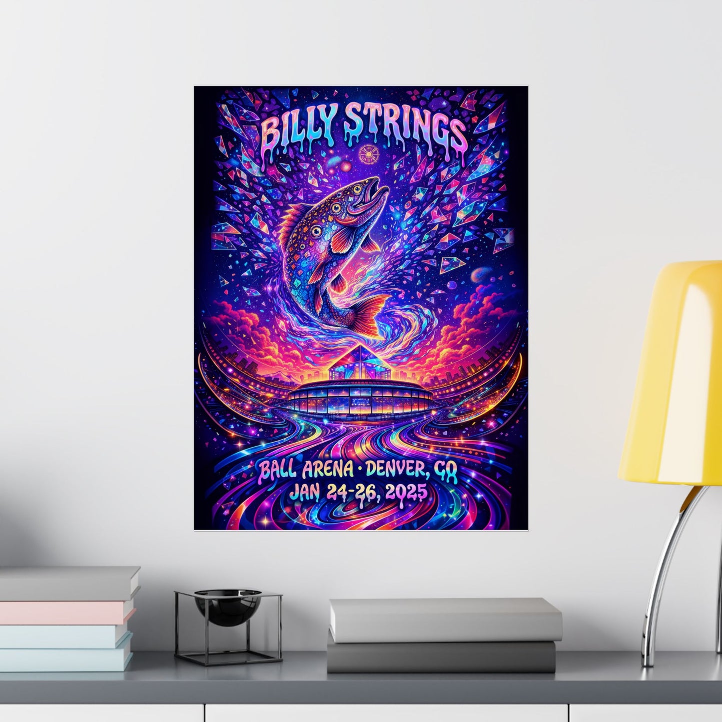 Billy Strings | 1/24/25 - 1/26/25 | Denver, CO | Concert Poster  | V2