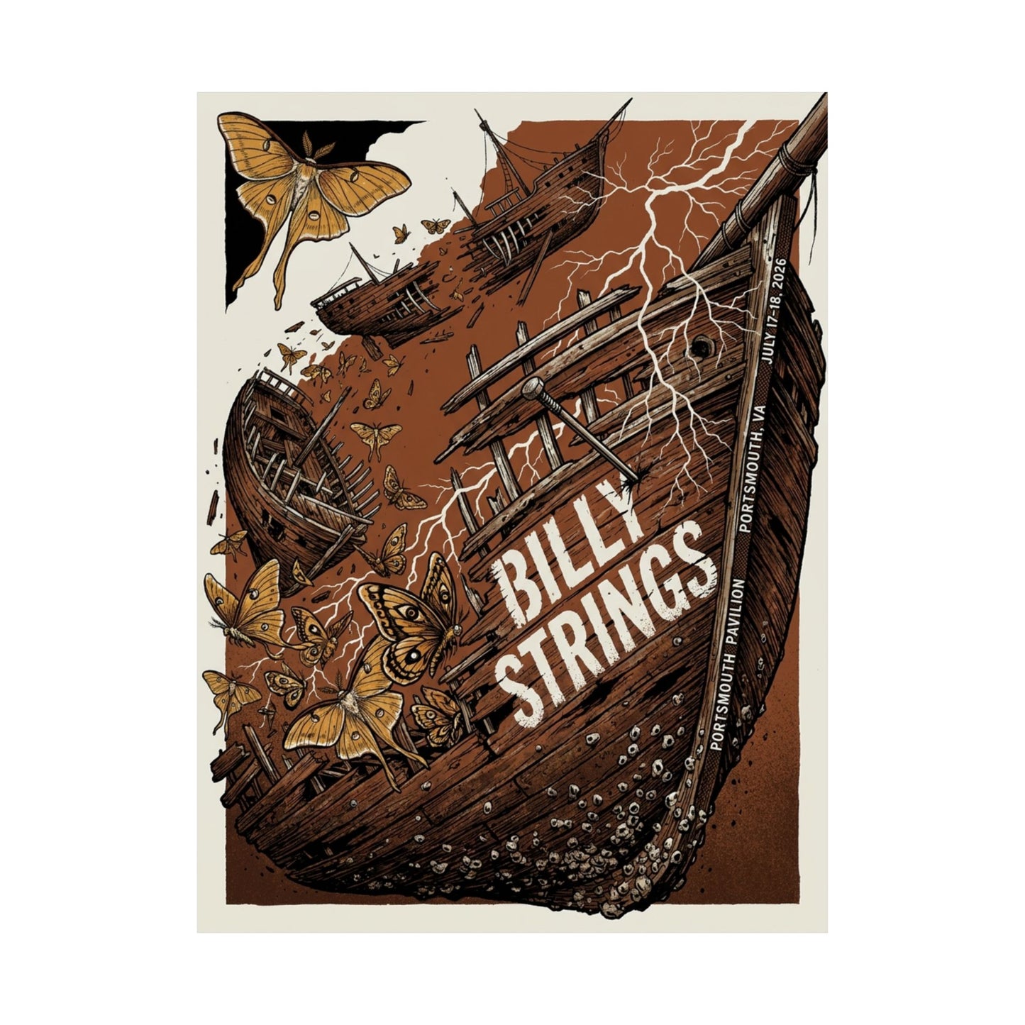Billy Strings | July 17–18, 2026 | Concert Poster