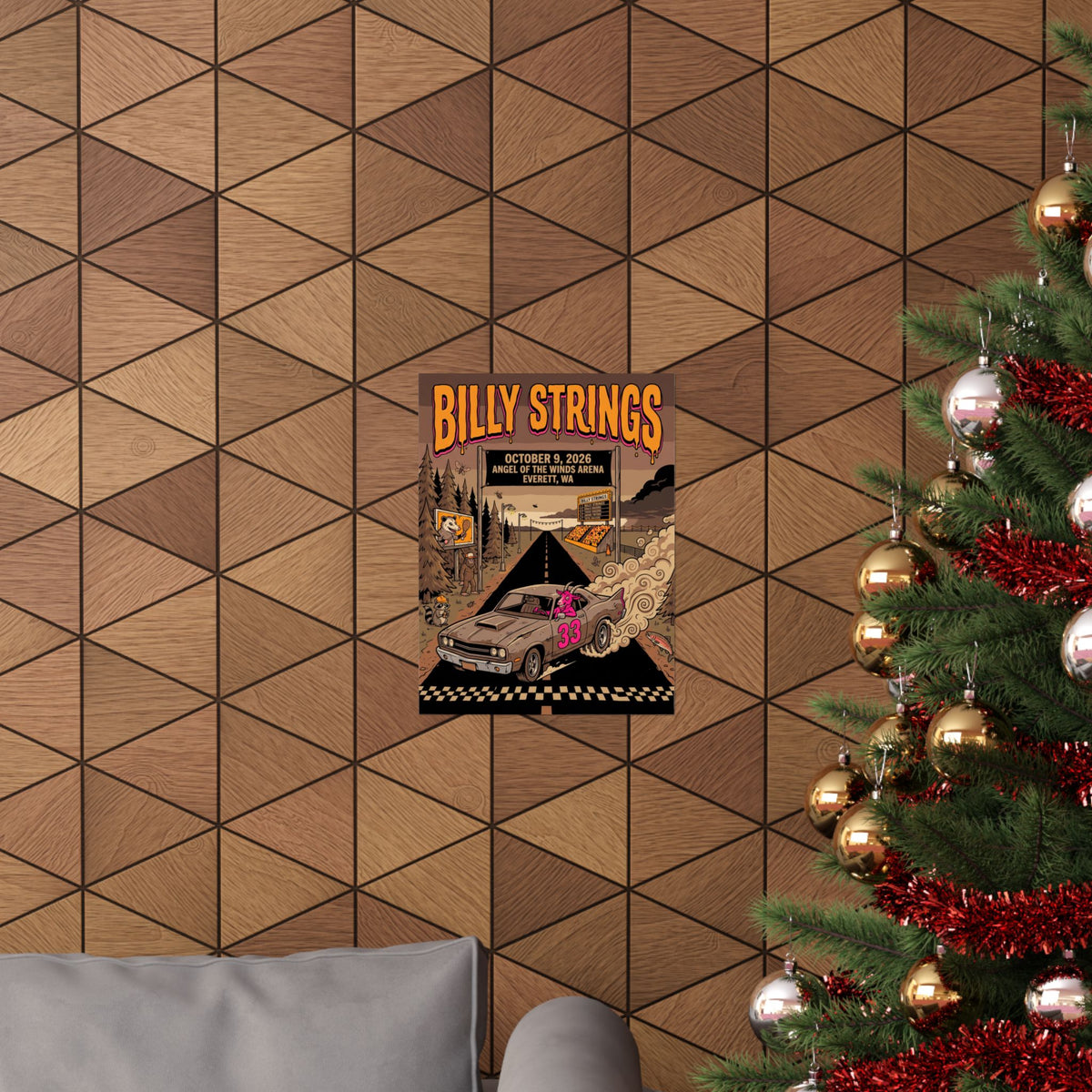 Billy Strings | October 9, 2026 | Everett, WA | Concert Poster