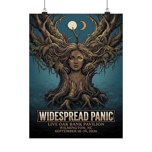 Widespread Panic | September 18–19, 2026 | Wilmington, NC | Concert Poster