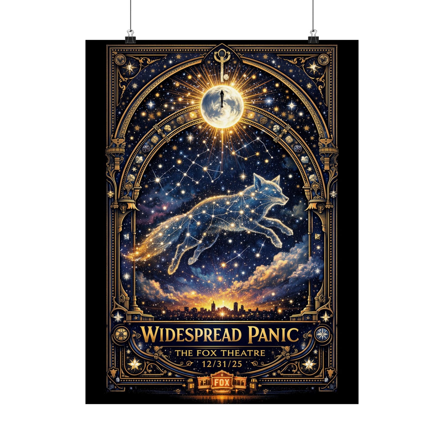 Widespread Panic | 12/31/25 | Atlanta, GA | Concert Poster  | N3