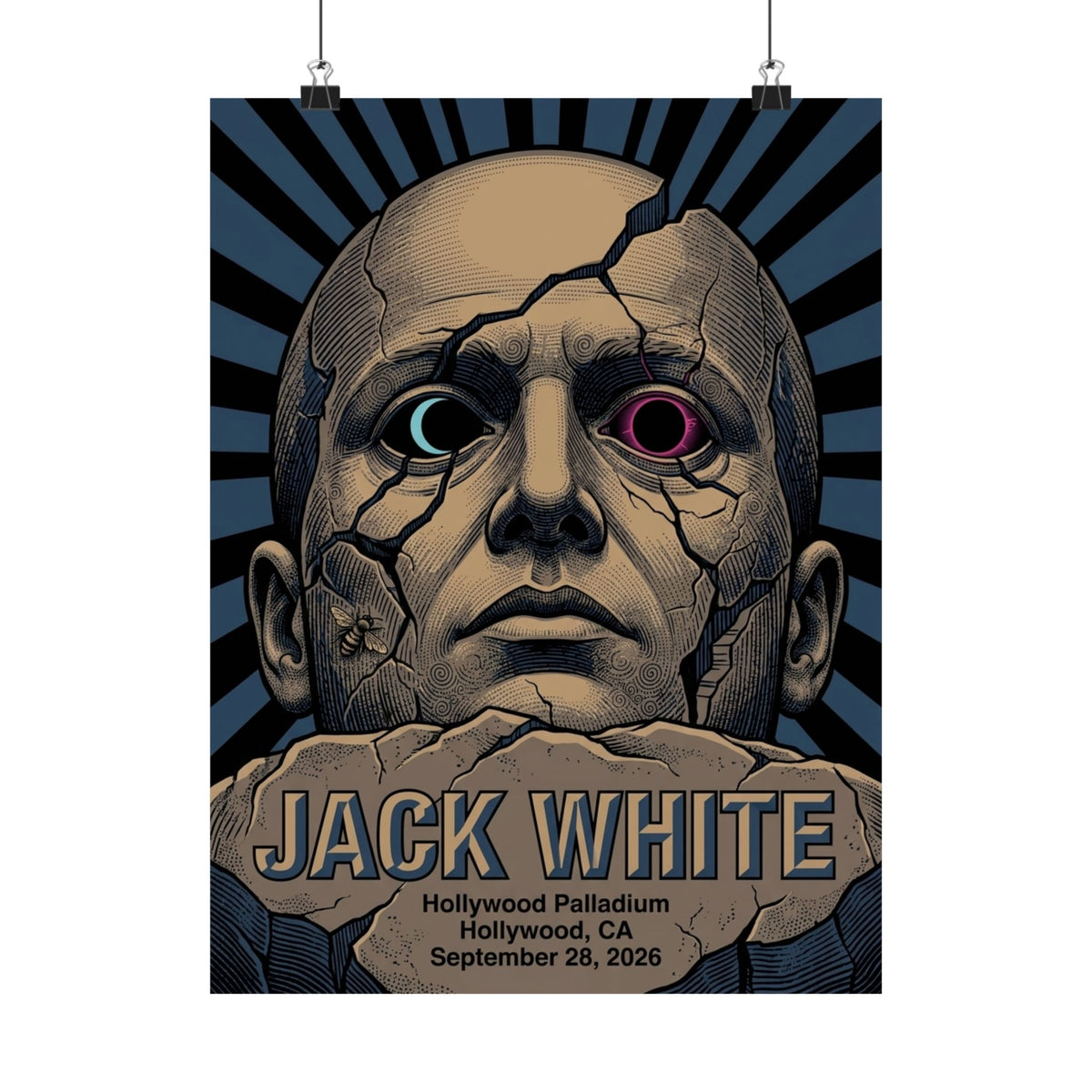 Jack White | September 28, 2026 | Hollywood, CA | Concert Poster