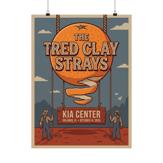 The Red Clay Strays | October 14, 2026 | Orlando, FL | Concert Poster
