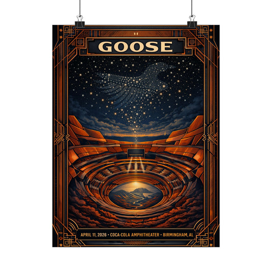 Goose  | 4/11/26 | Birmingham, AL | Concert Poster  | V2