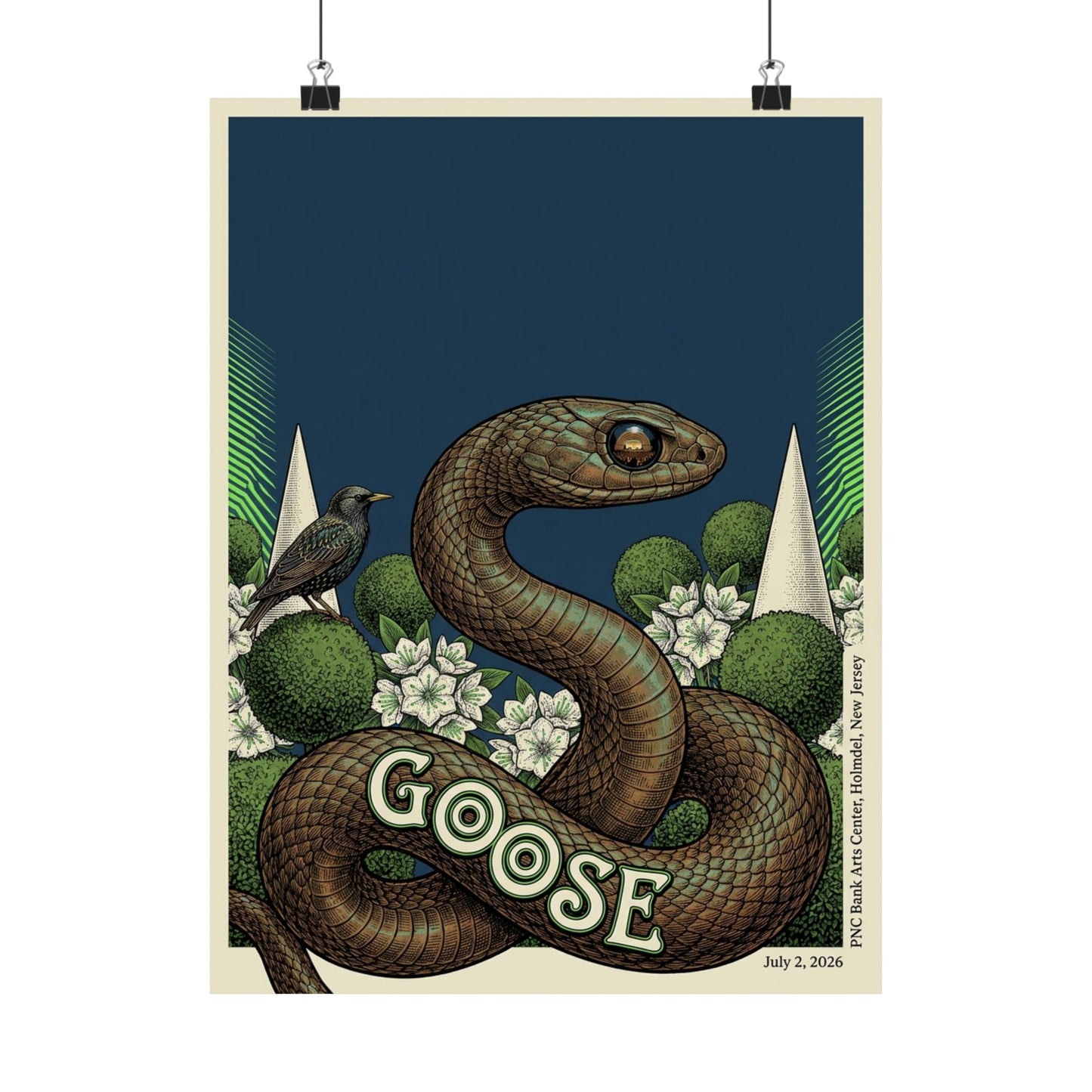 Goose  | 07/02/26 | Holmdel, NJ | Concert Poster  | V1