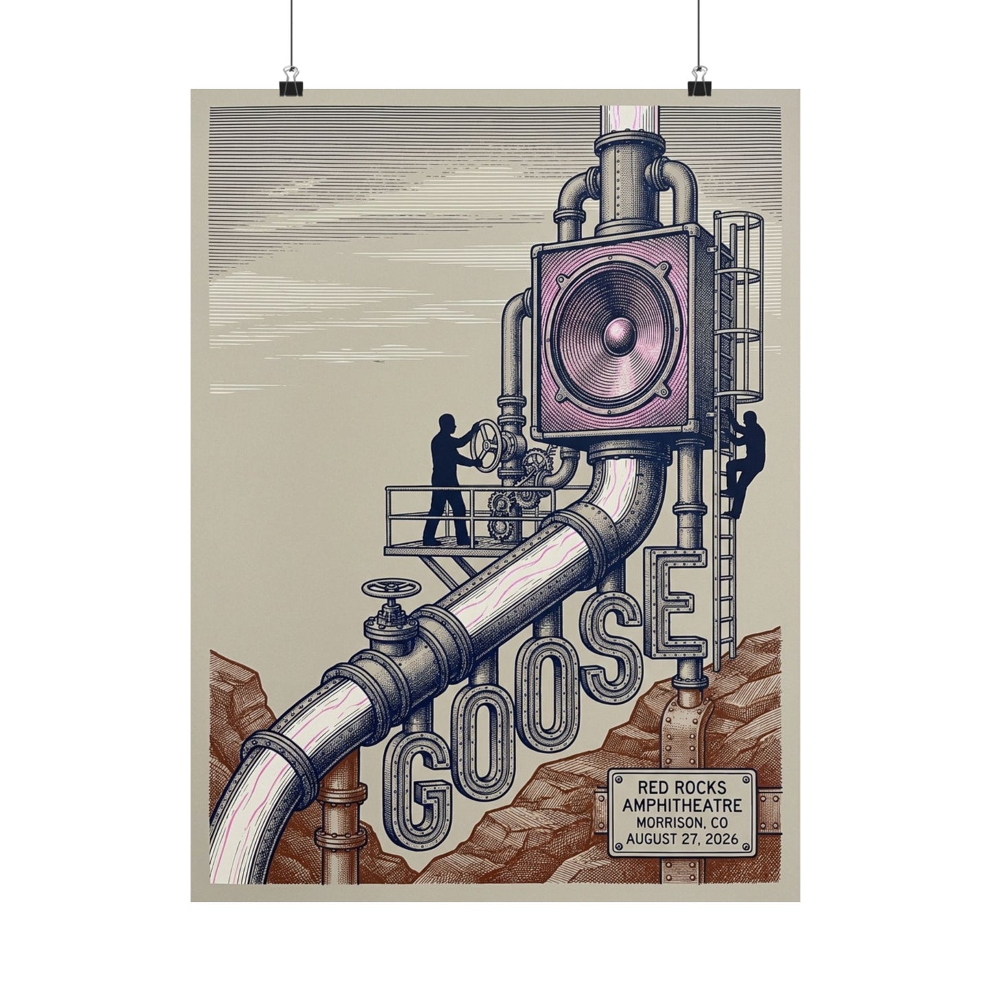 Goose | August 27, 2026 | Morrison, CO | Concert Poster