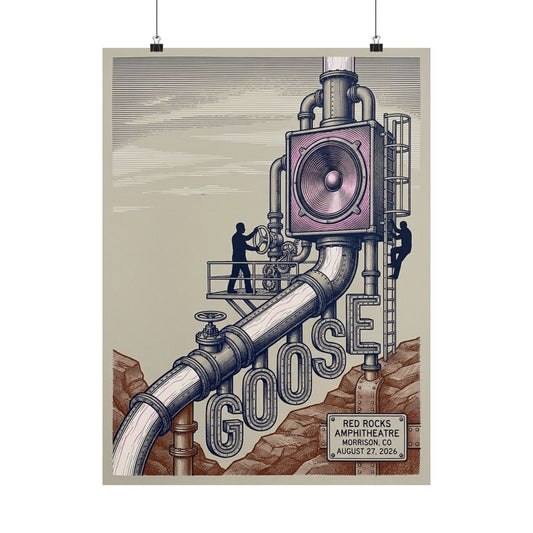 Goose | August 27, 2026 | Morrison, CO | Concert Poster