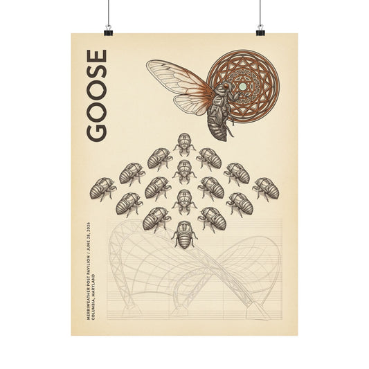 Goose  | 06/28/26 | Columbia, MD | Concert Poster  | V2