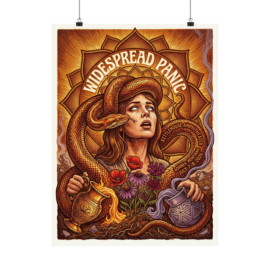 Widespread Panic | 07/07/26 - 07/08/26 | Bonner, MT | Concert Poster