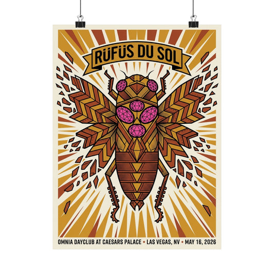 Rüfüs Du Sol | May 16, 2026 | Las Vegas, NV | Concert Poster