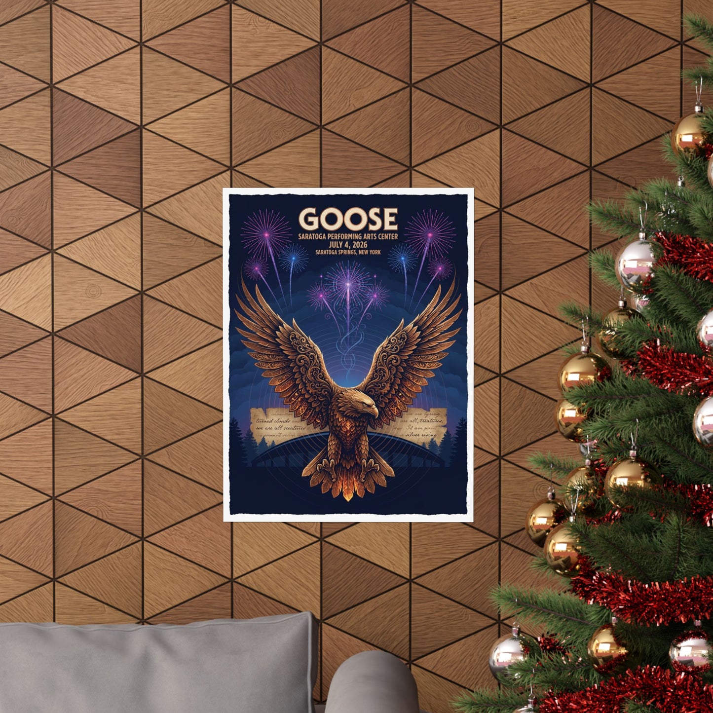 Goose  | 07/04/26 | Saratoga Springs, NY | Concert Poster  | N2