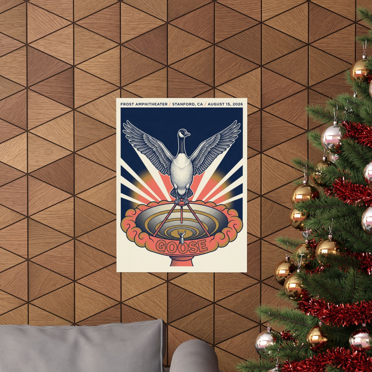 Goose | August 15, 2026 | Stanford, CA | Concert Poster