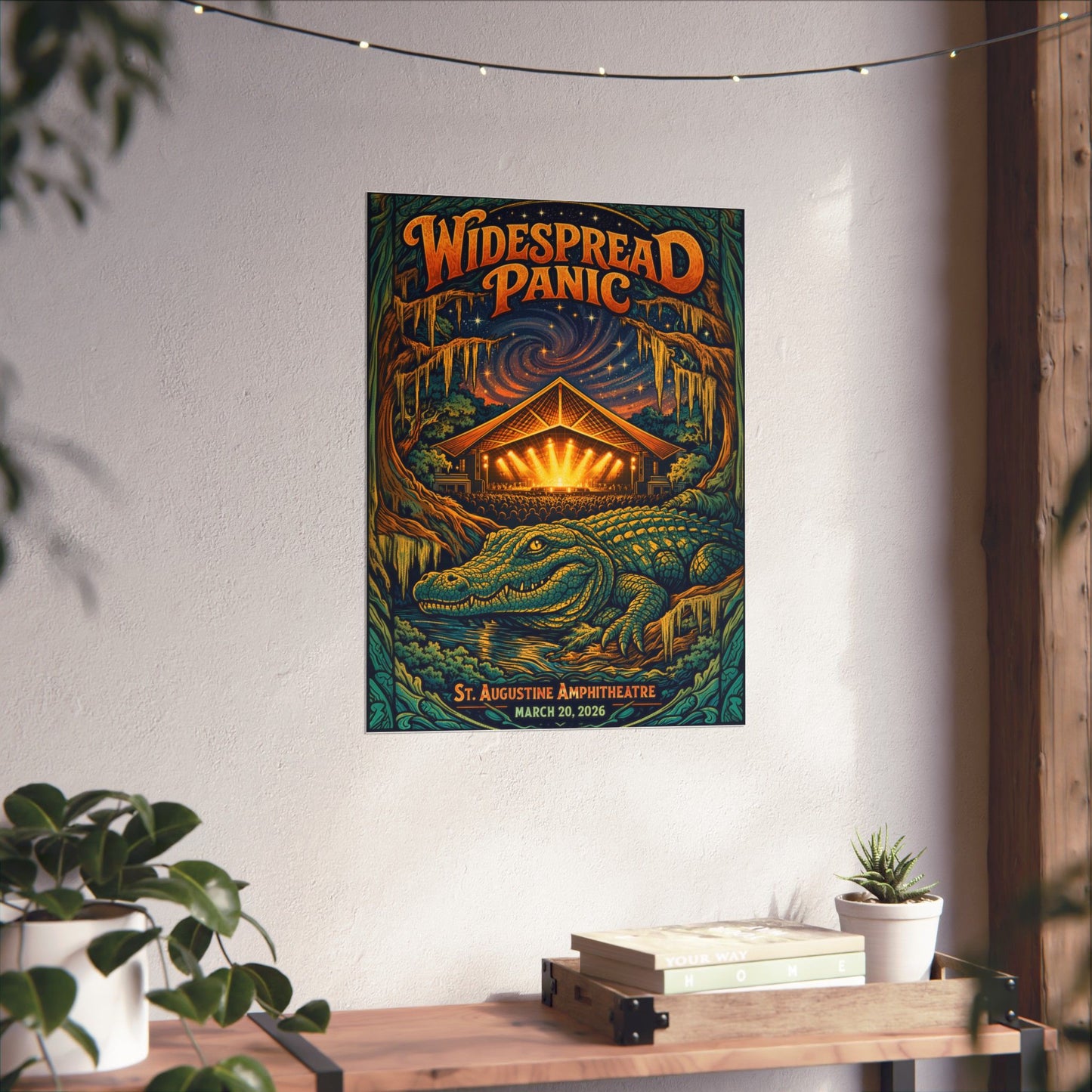 Widespread Panic | 03/20/26 | St. Augustine, FL | Concert Poster  | N1