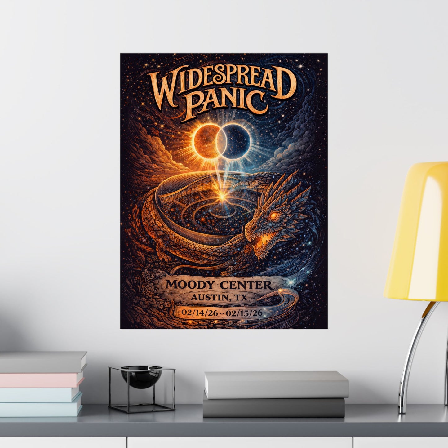 Widespread Panic | 02/14/26–02/15/26 | Austin, TX | Concert Poster  | V2