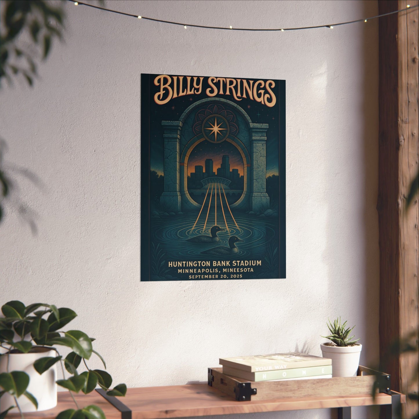 Billy Strings Minneapolis | Huntington Bank Stadium | September 20, 2025 | Limited Edition Concert Print
