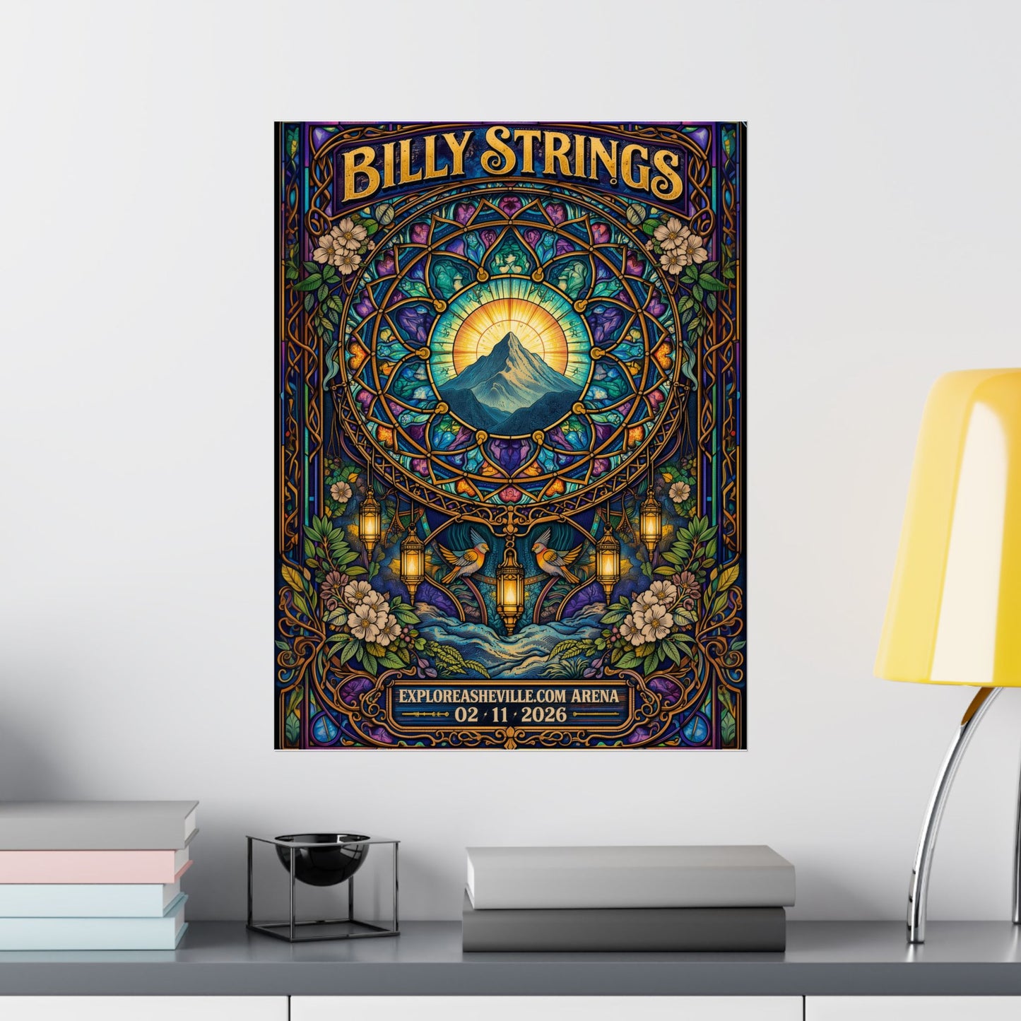 Billy Strings | 02/11/2026 | Asheville, NC | Concert Poster  | N3