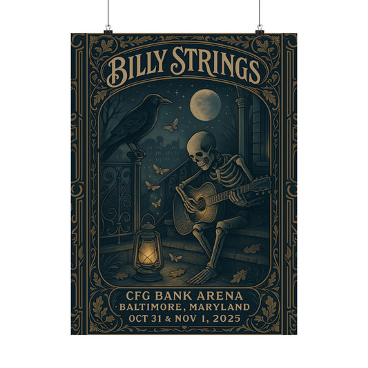 Billy Strings Halloween Baltimore | CFG Bank Arena | Concert Poster | Variant 2