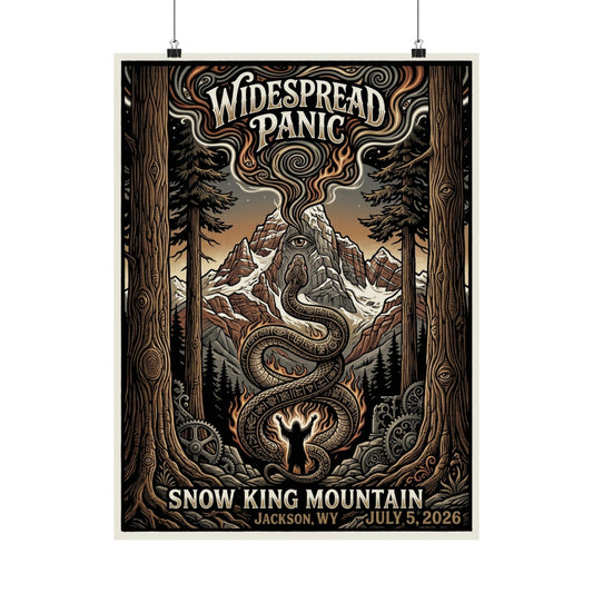 Widespread Panic | 07/05/26 | Jackson, WY | Concert Poster