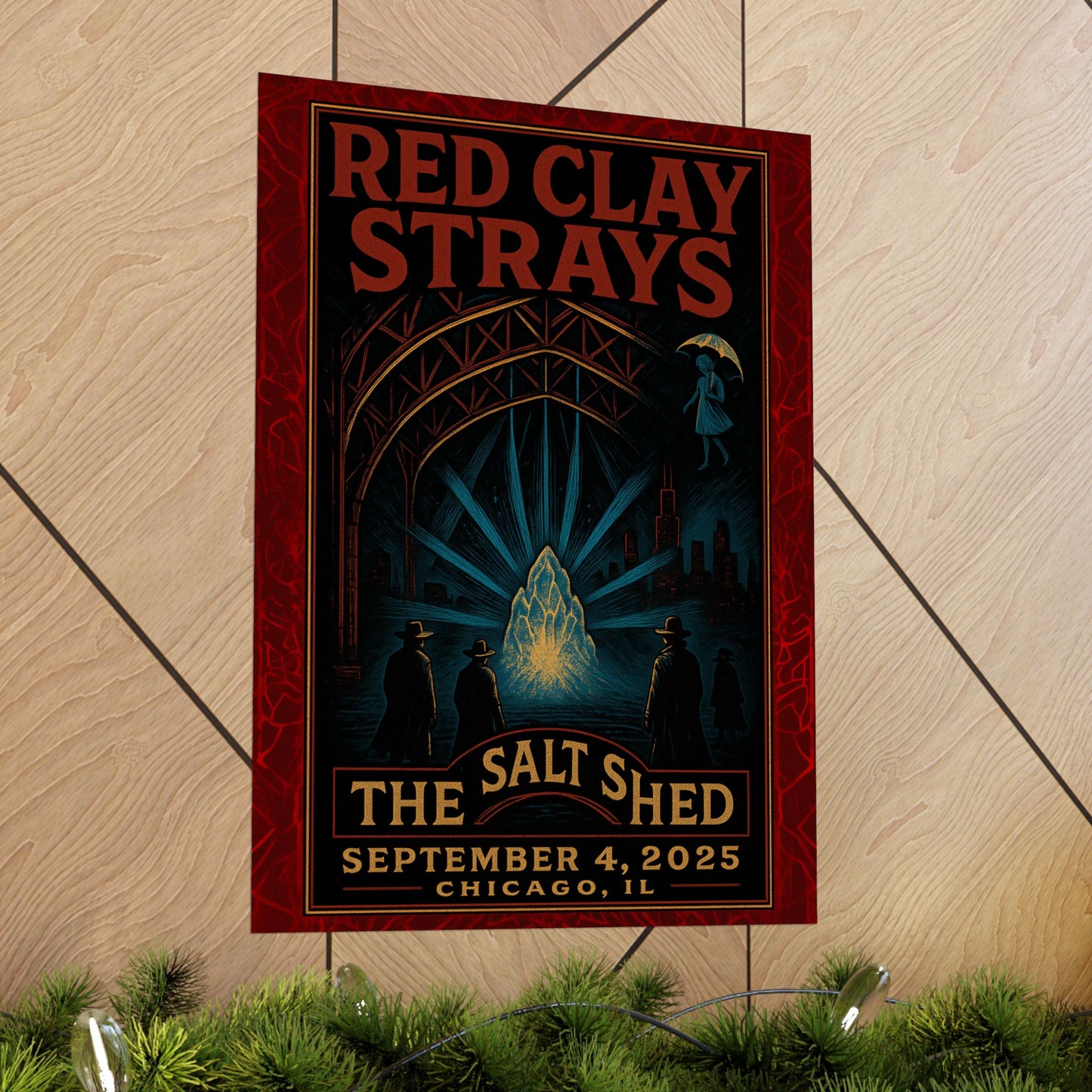 Red Clay Strays Chicago IL Concert Print | September 3rd, 2025 | Salt Shed