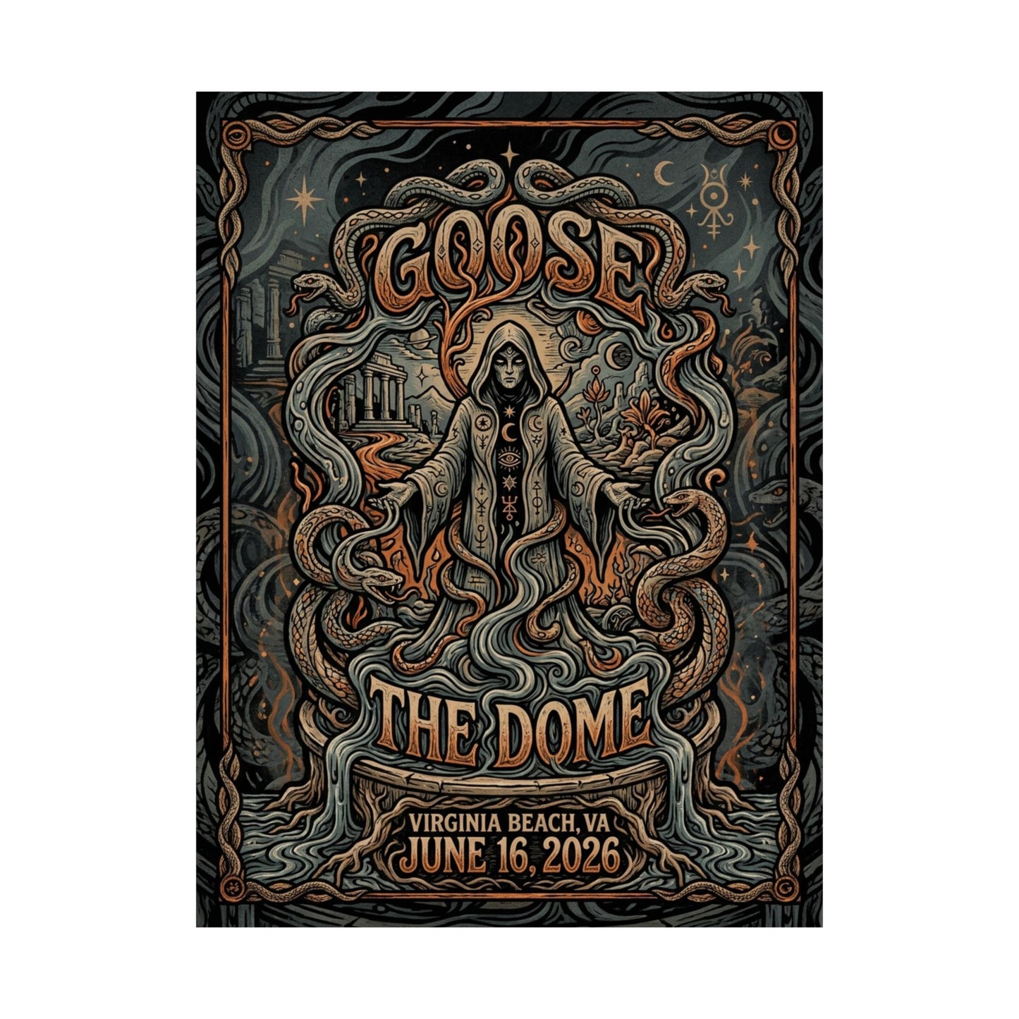 Goose | June 16, 2026 | Virginia Beach, VA | Concert Poster