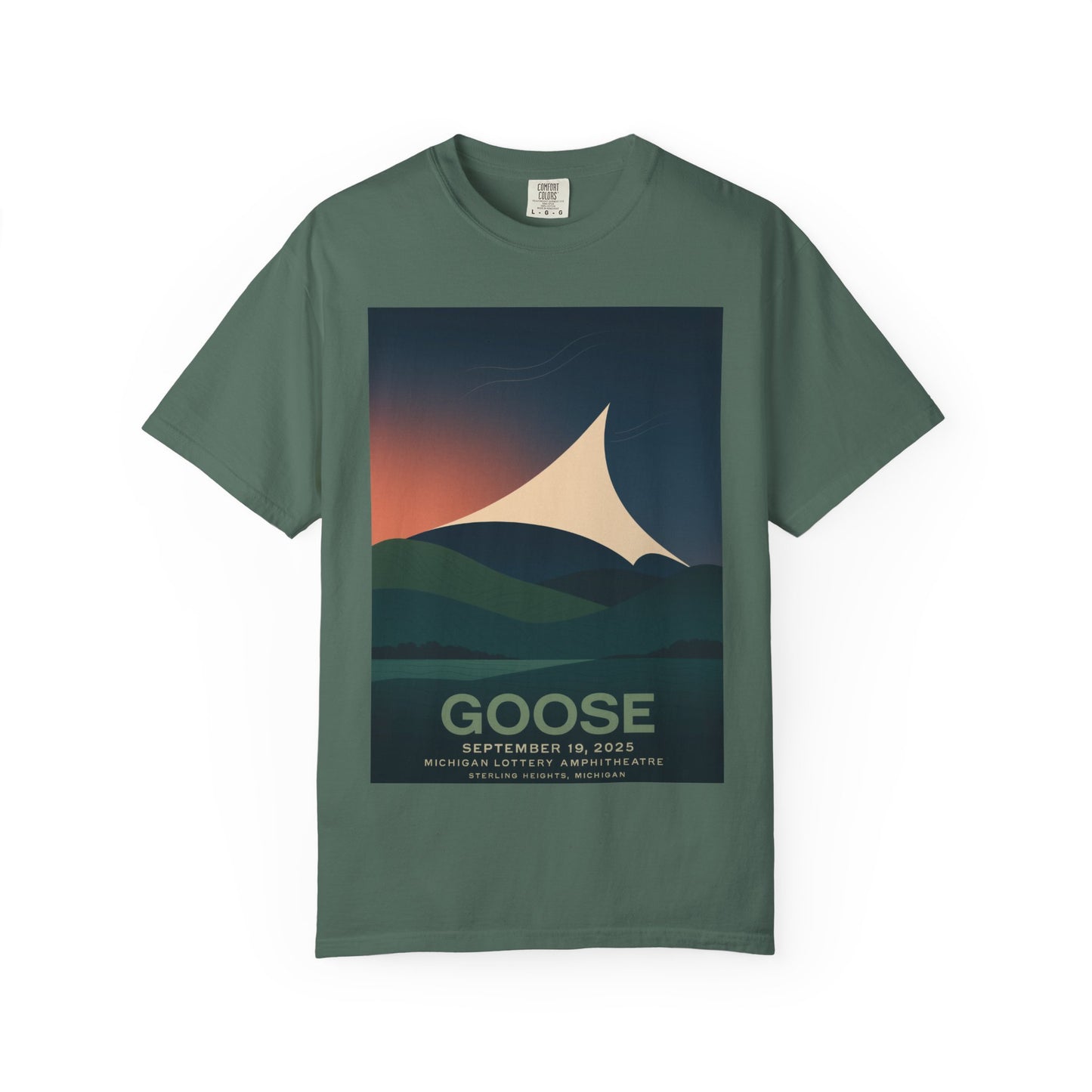 Goose | 9/19/25 | Sterling Heights, MI | Concert t-shirt  V2