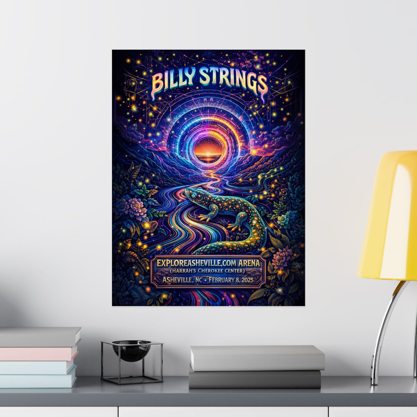 Billy Strings | 2/8/25 | Asheville, NC | Concert Poster  | N2