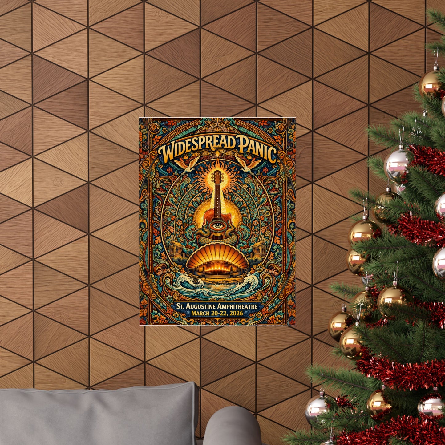Widespread Panic | 03/20/26–03/22/26 | St. Augustine, FL | Concert Poster  | V3