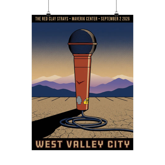 The Red Clay Strays | September 2, 2026 | West Valley City, UT | Concert Poster