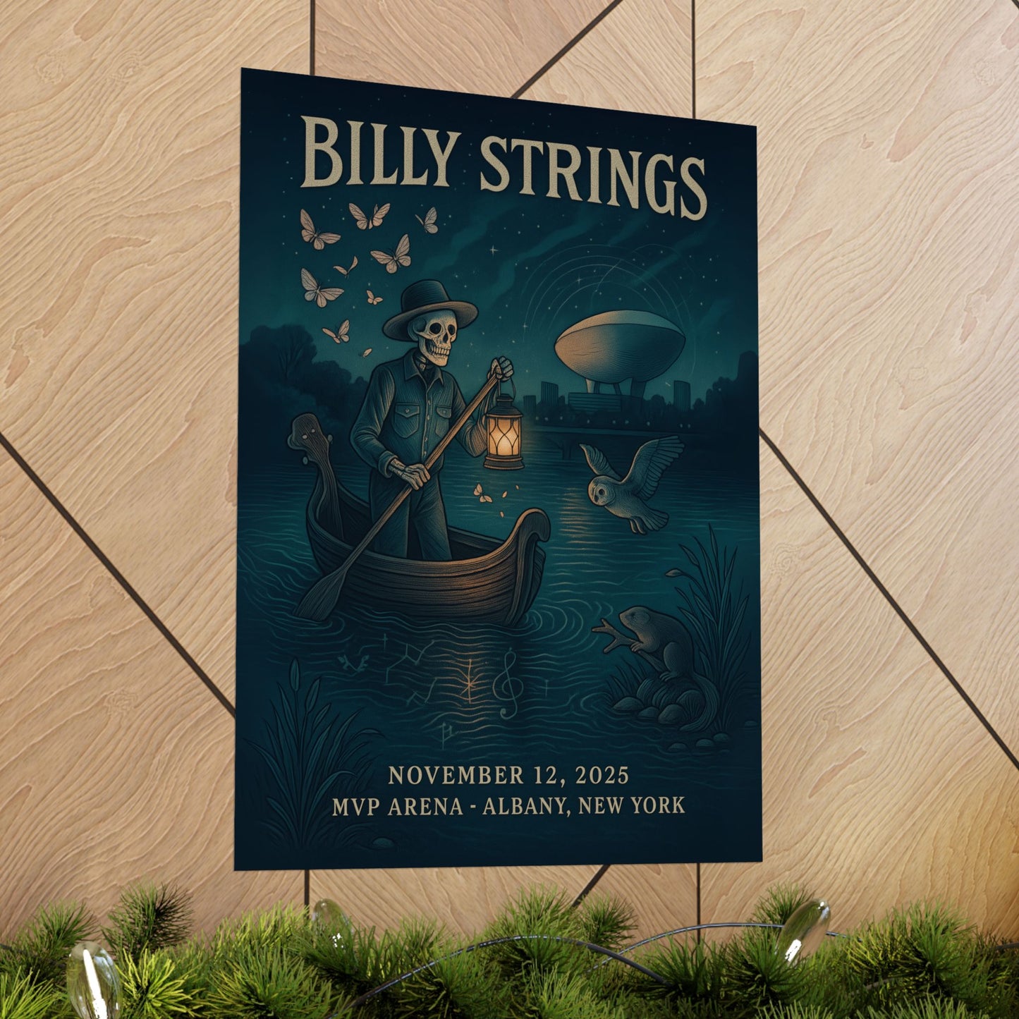 Billy Strings Albany November 12, 2025 | MVP Arena | Concert Poster | V2