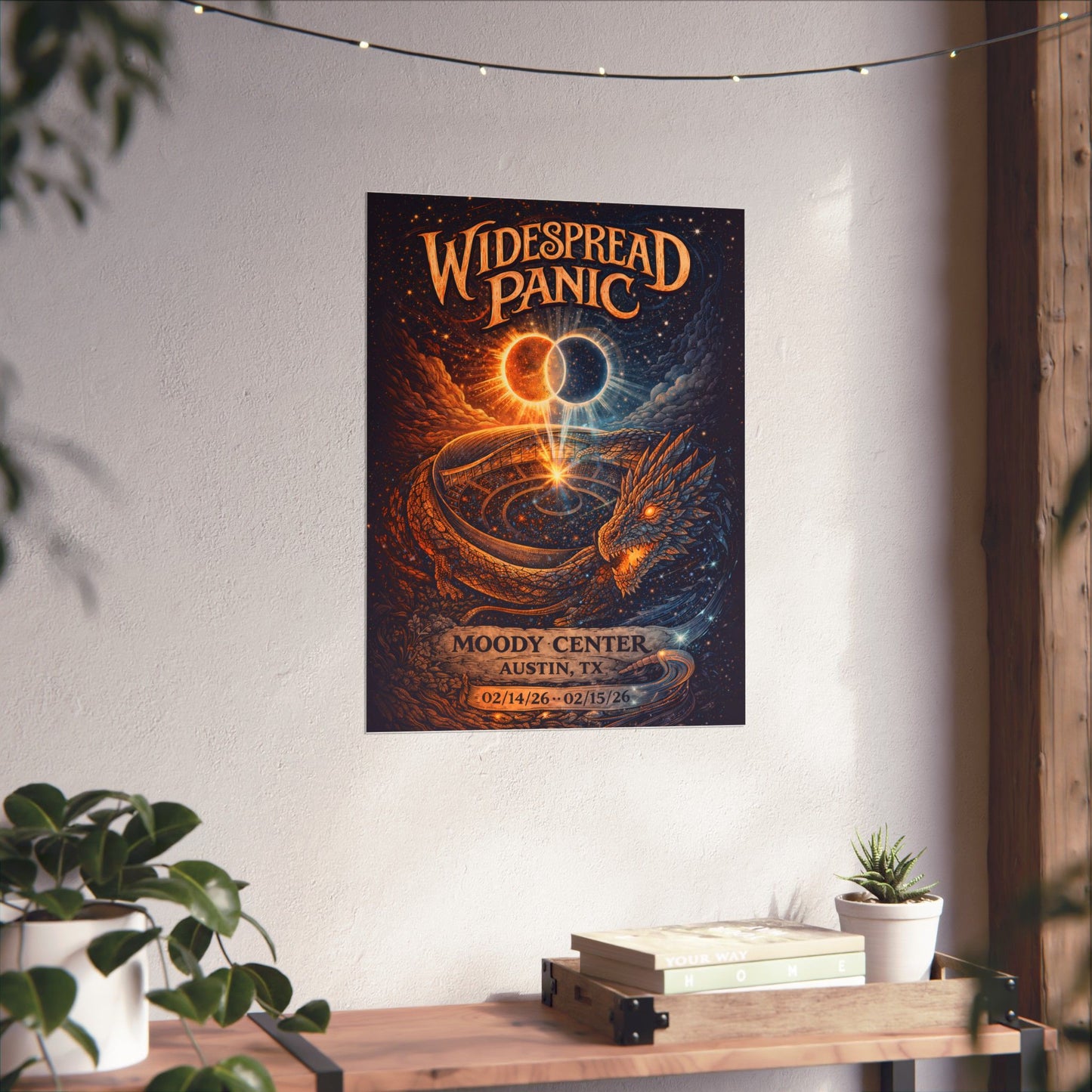 Widespread Panic | 02/14/26–02/15/26 | Austin, TX | Concert Poster  | V2