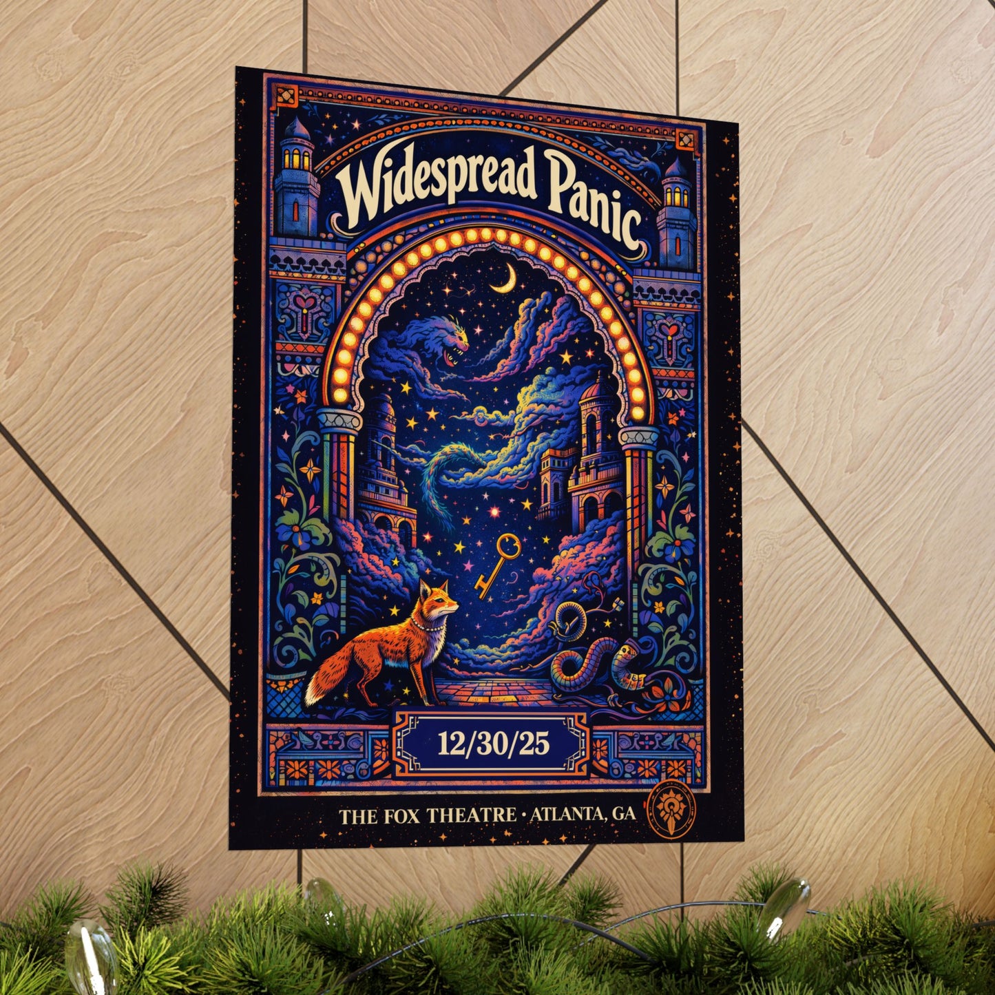 Widespread Panic | 12/30/25 | Atlanta, GA | Concert Poster  | N2