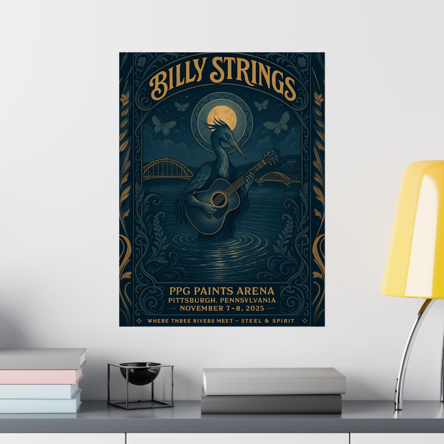 Billy Strings Pittsburgh November 7&8 | PPG Paints Arena | Concert Print | V2