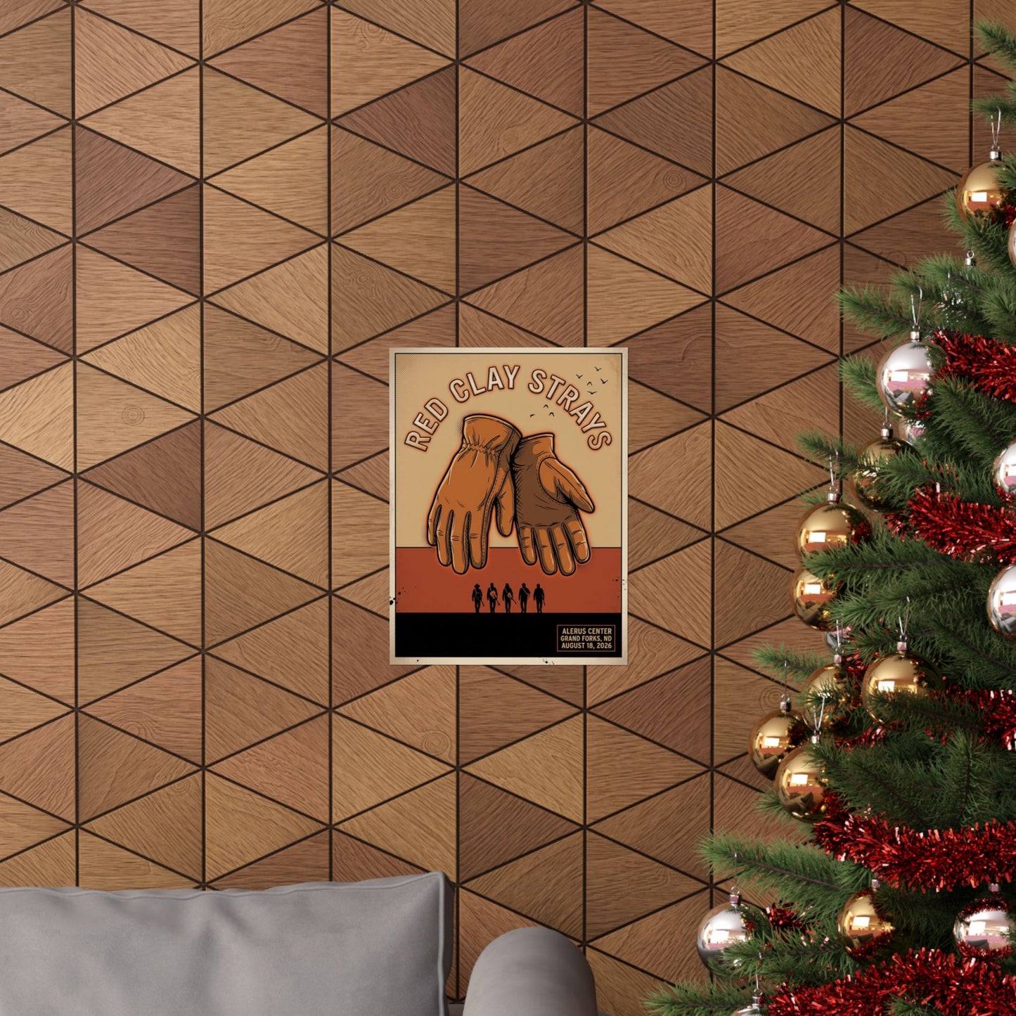 The Red Clay Strays | August 18, 2026 | Grand Forks, ND | Concert Poster