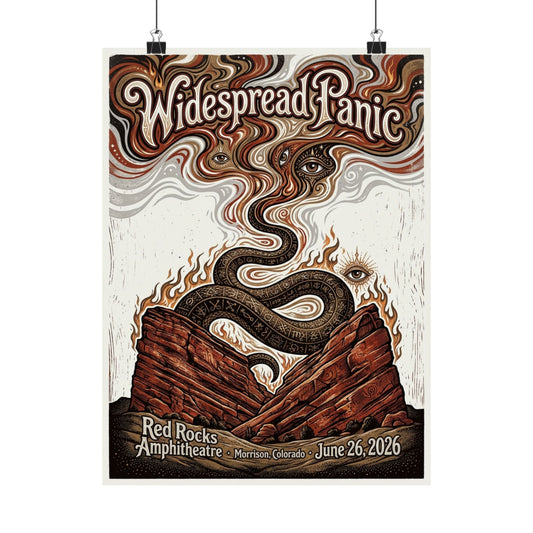 Widespread Panic | 06/26/26 | Morrison, CO | Concert Poster