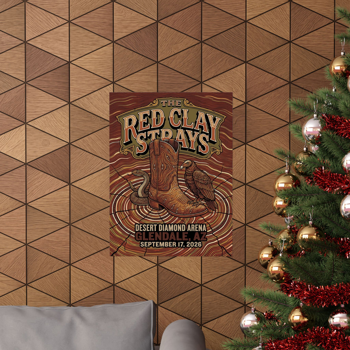 The Red Clay Strays | September 17, 2026 | Glendale, AZ | Concert Poster