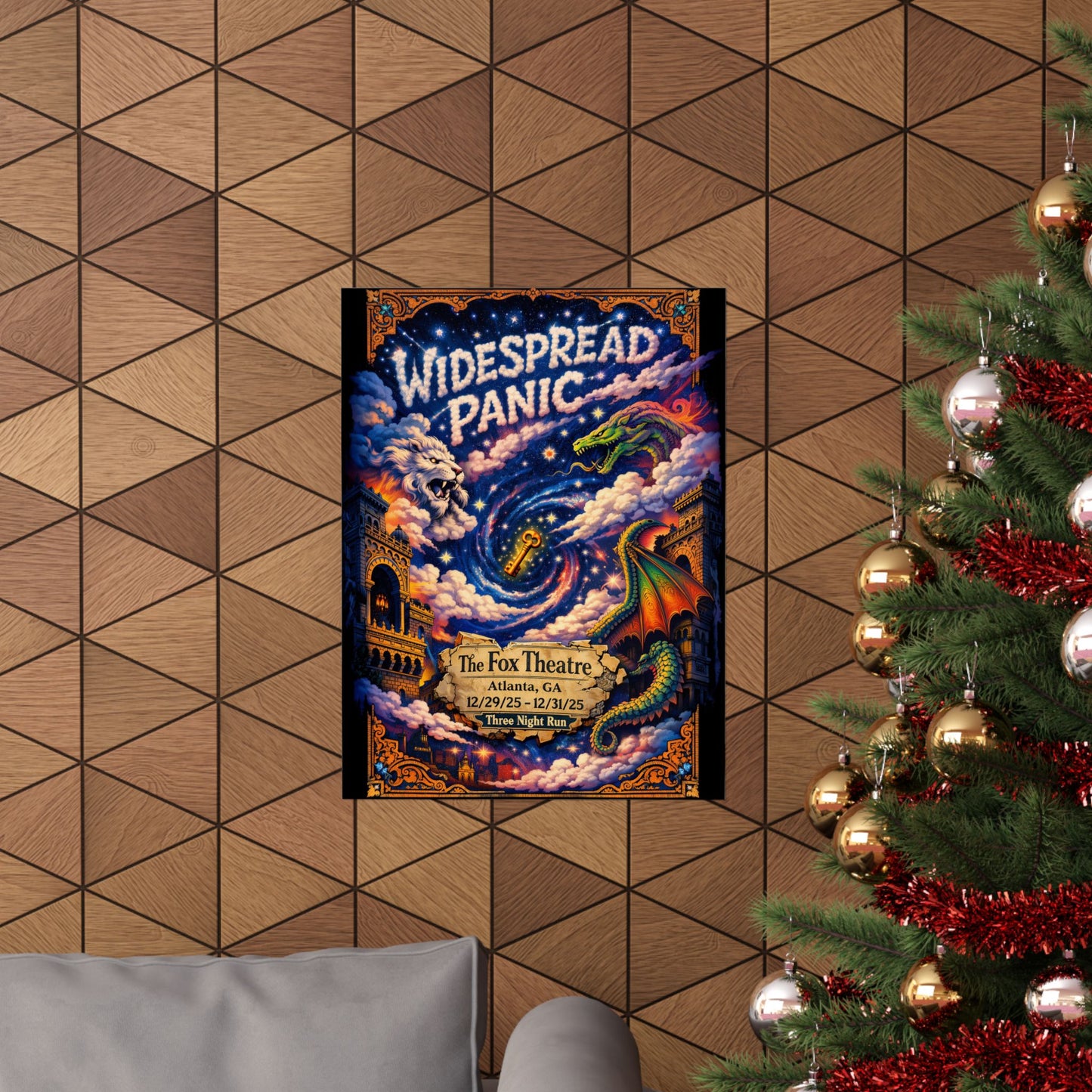Widespread Panic | 12/29/25-12/31/25 | Atlanta, GA | Concert Poster  | V2