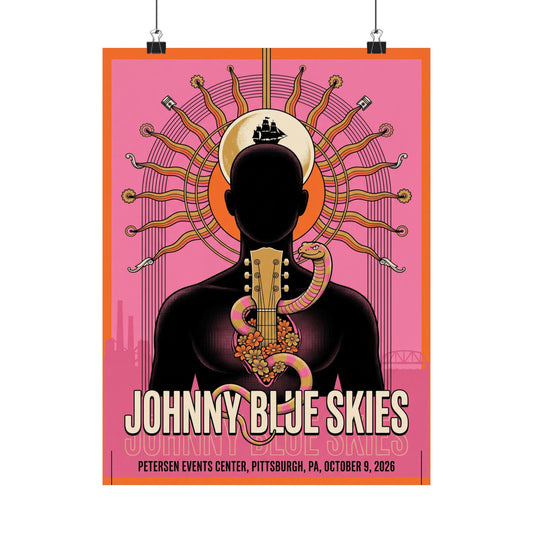 Johnny Blue Skies | October 9, 2026 | Pittsburgh, PA | Concert Poster