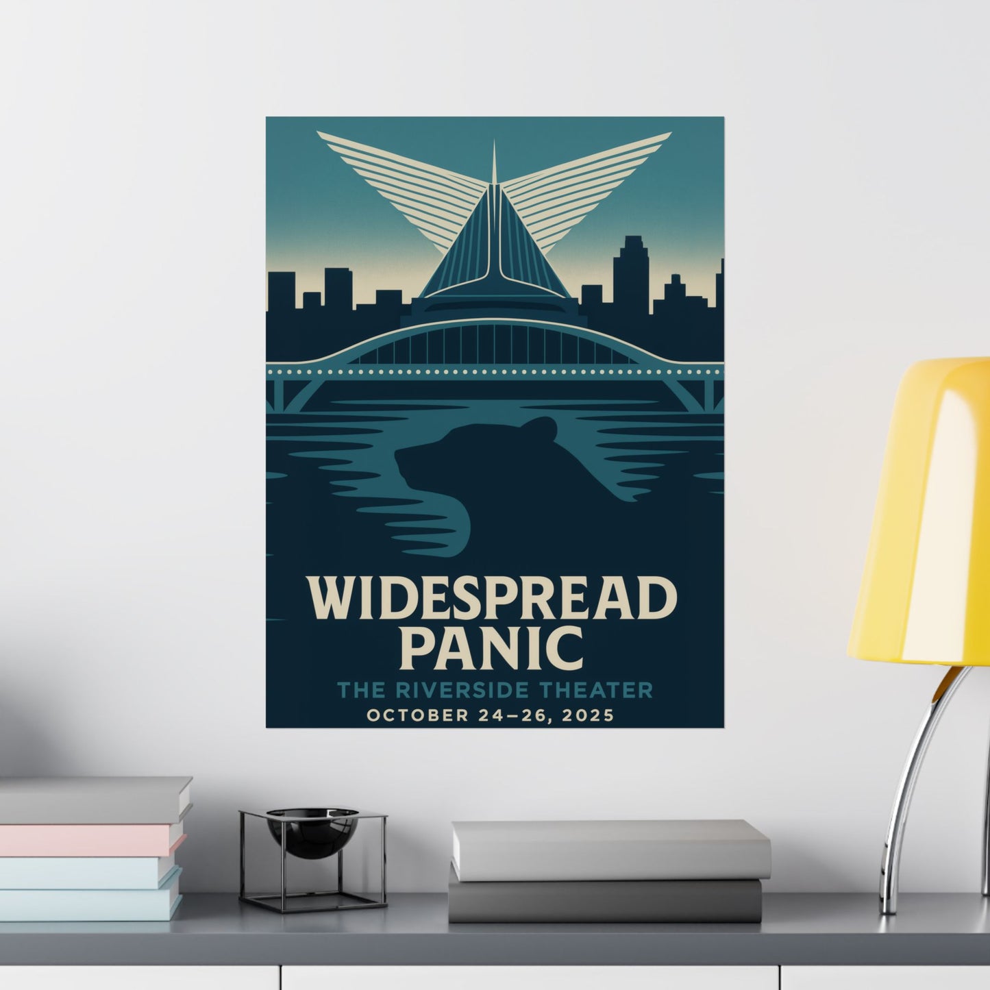 Widespread Panic Milwaukee Print Oct 2025 | Riverside Theater Fan Art Poster | Variant 1
