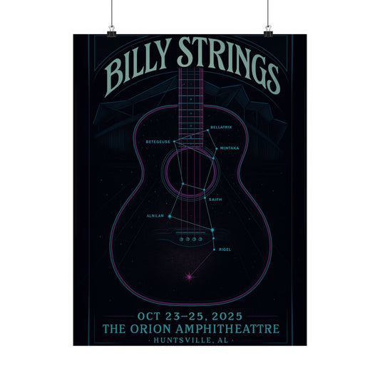 Billy Strings Huntsville | October 23-25, 2025| The Orion Amphitheatre | Variant 1