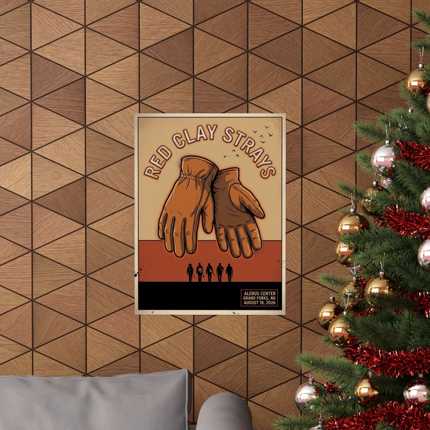 The Red Clay Strays | August 18, 2026 | Grand Forks, ND | Concert Poster