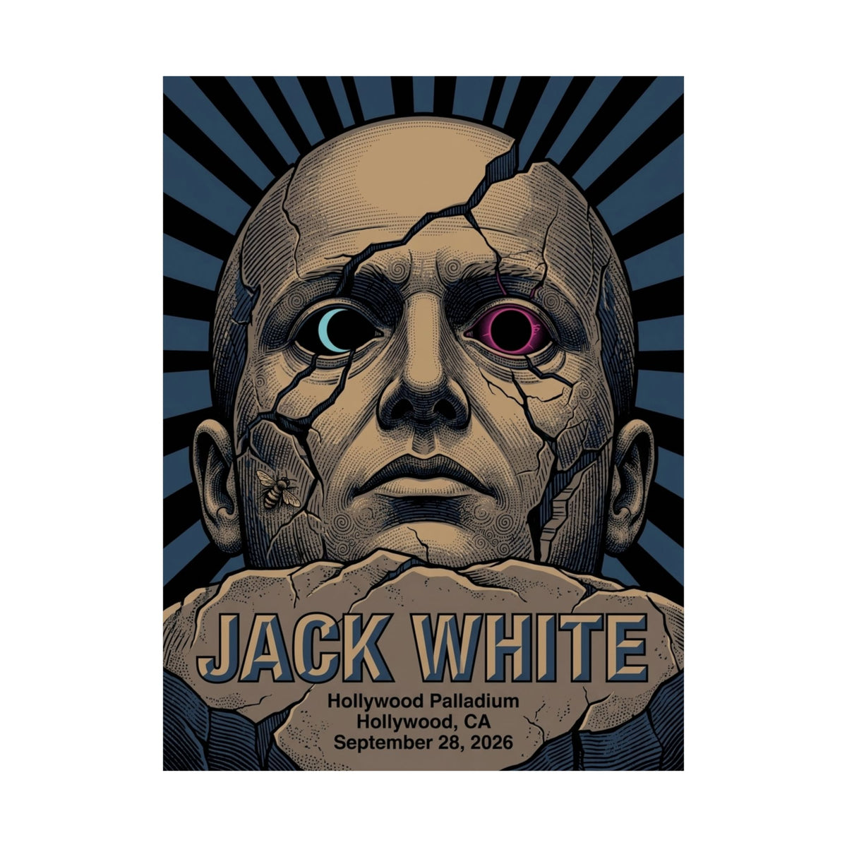 Jack White | September 28, 2026 | Hollywood, CA | Concert Poster