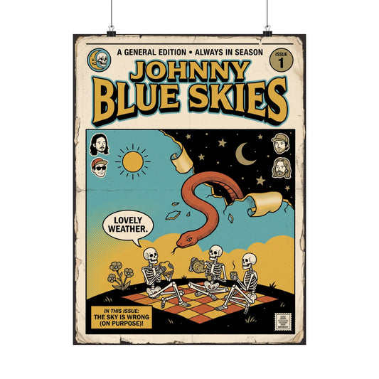 Johnny Blue Skies | The Sky Is Wrong | Band Print