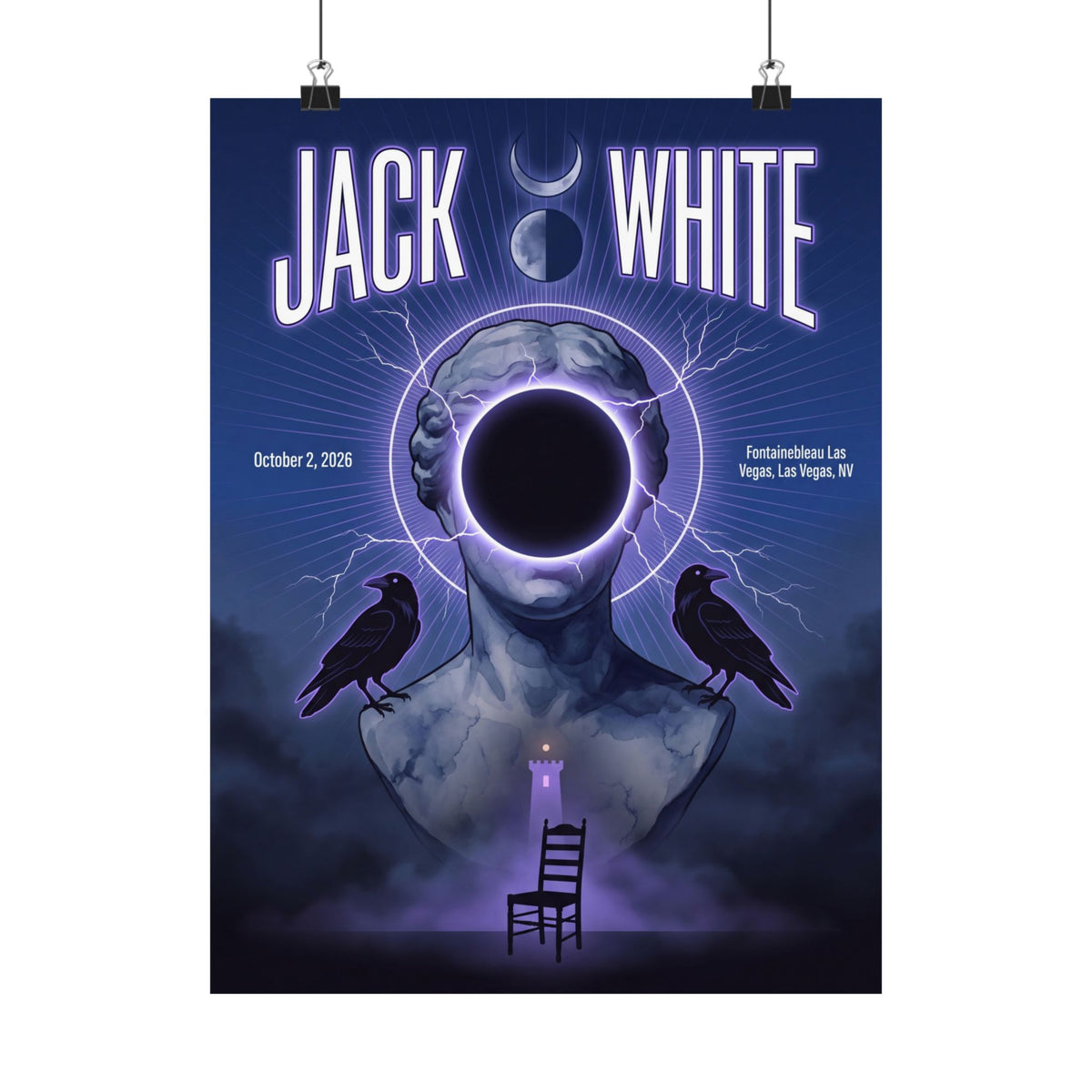 Jack White | October 2, 2026 | Las Vegas, NV | Concert Poster